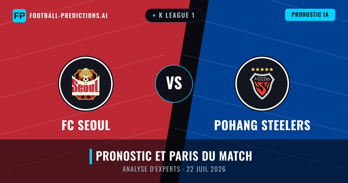 FC Seoul vs Pohang Steelers — pronostic et avant-match