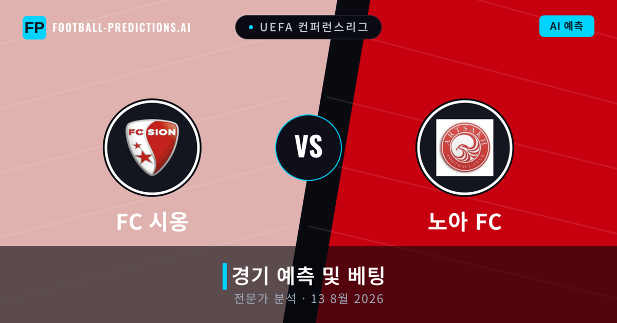 FC 시옹 대 노아 FC — 경기 예측 및 프리뷰