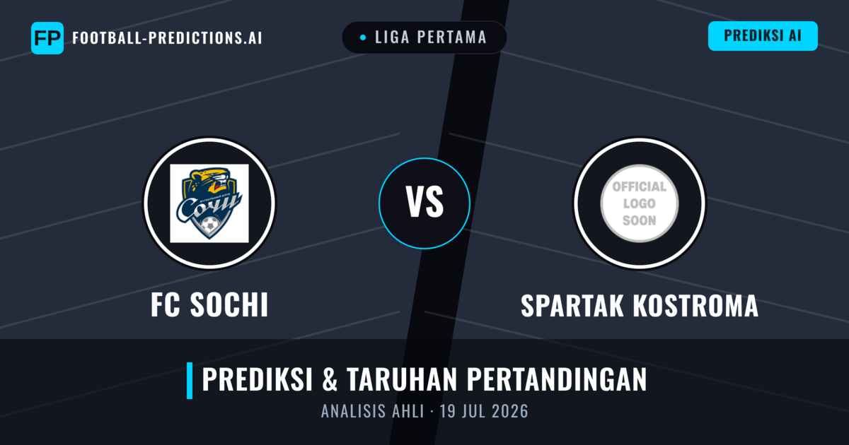 FC Sochi vs Spartak Kostroma — prediksi dan pratinjau pertandingan
