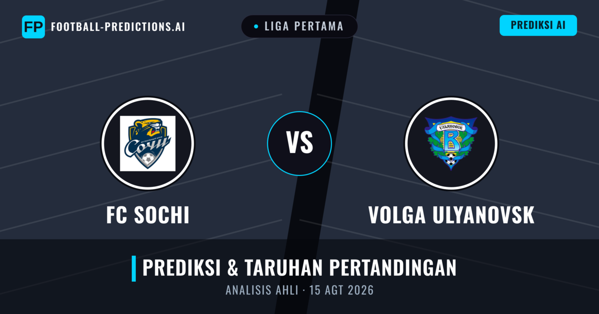 FC Sochi vs Volga Ulyanovsk — prediksi dan pratinjau pertandingan