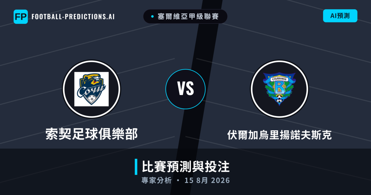 索契足球俱樂部 vs 伏爾加烏里揚諾夫斯克 — 比赛预测和前瞻