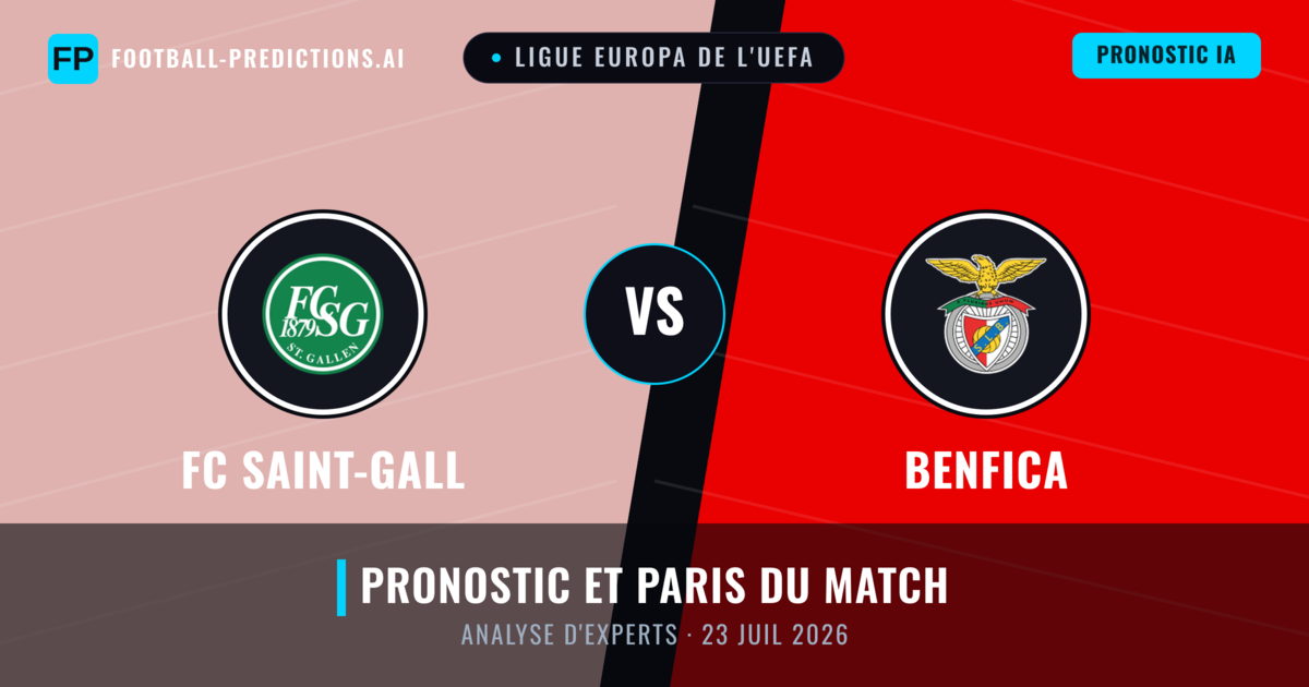 FC Saint-Gall vs Benfica — pronostic et avant-match