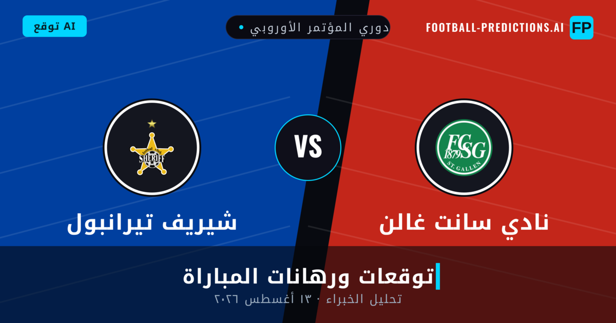 نادي سانت غالن ضد شيريف تيرانبول — توقعات ومعاينة المباراة