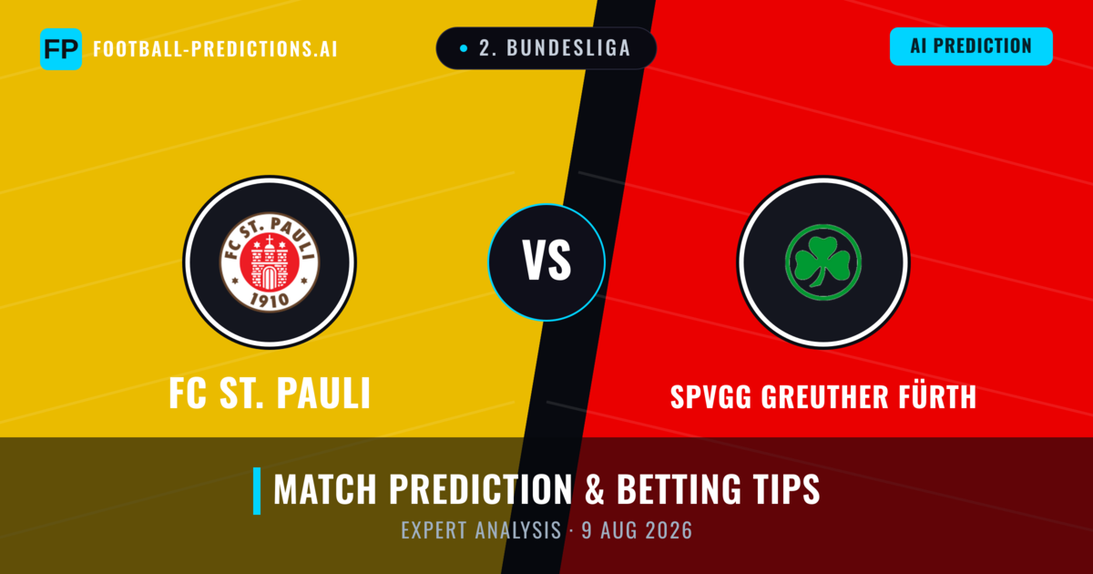 FC St. Pauli vs SpVgg Greuther Fürth — match prediction & preview