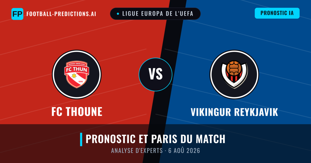FC Thoune vs Vikingur Reykjavik — pronostic et avant-match