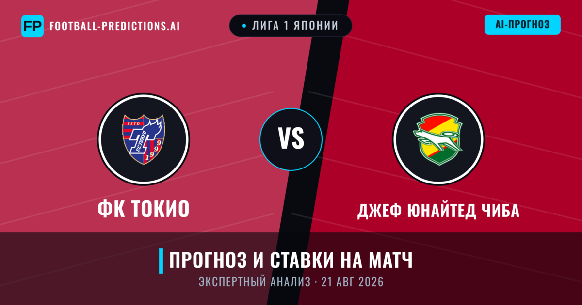 ФК Токио – ДЖЕФ Юнайтед Чиба — прогноз и превью матча
