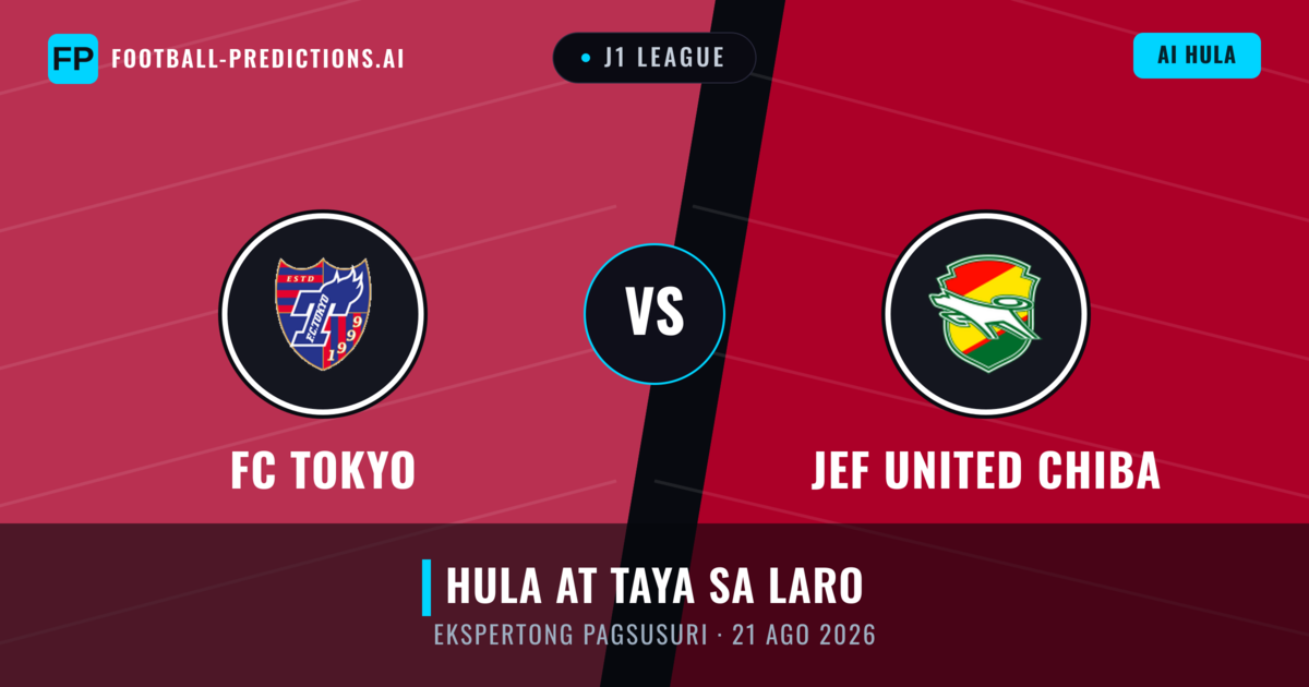 FC Tokyo vs JEF United Chiba — hula at preview ng laban