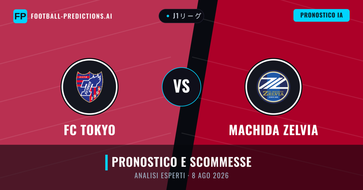 FC Tokyo vs Machida Zelvia — pronostico e anteprima del match