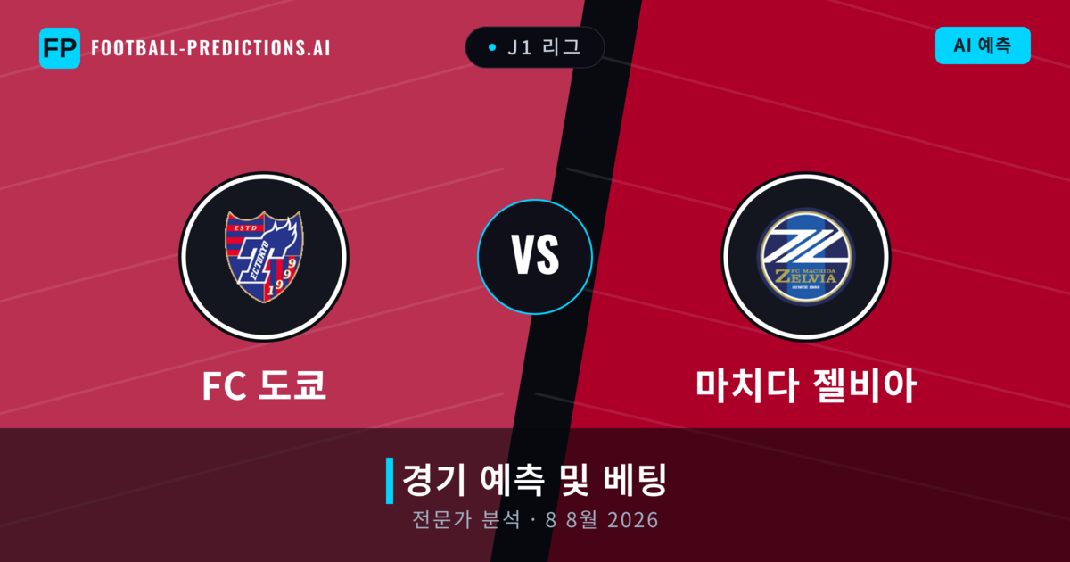 FC 도쿄 대 마치다 젤비아 — 경기 예측 및 프리뷰