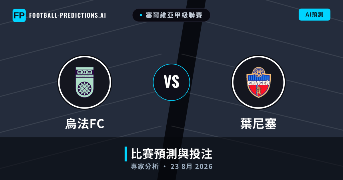 烏法FC vs 葉尼塞 — 比赛预测和前瞻