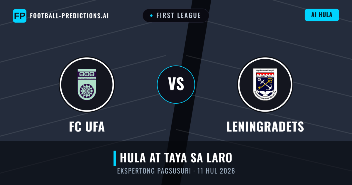 FC UFA vs Leningradets — hula at preview ng laban