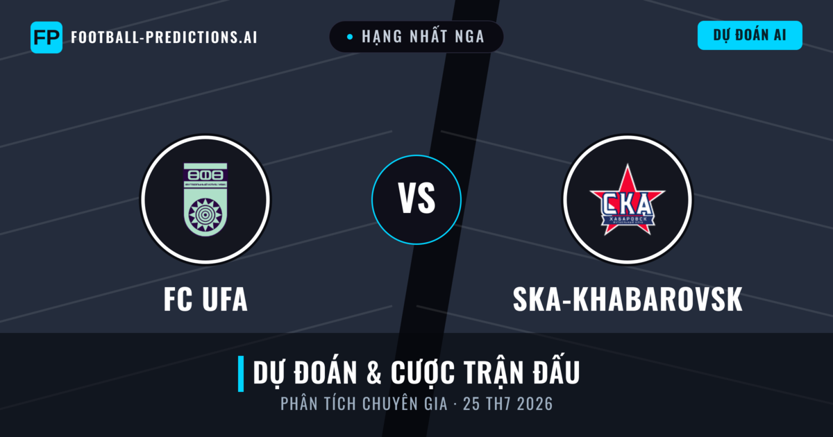 FC UFA vs Ska-khabarovsk — dự đoán và xem trước trận đấu