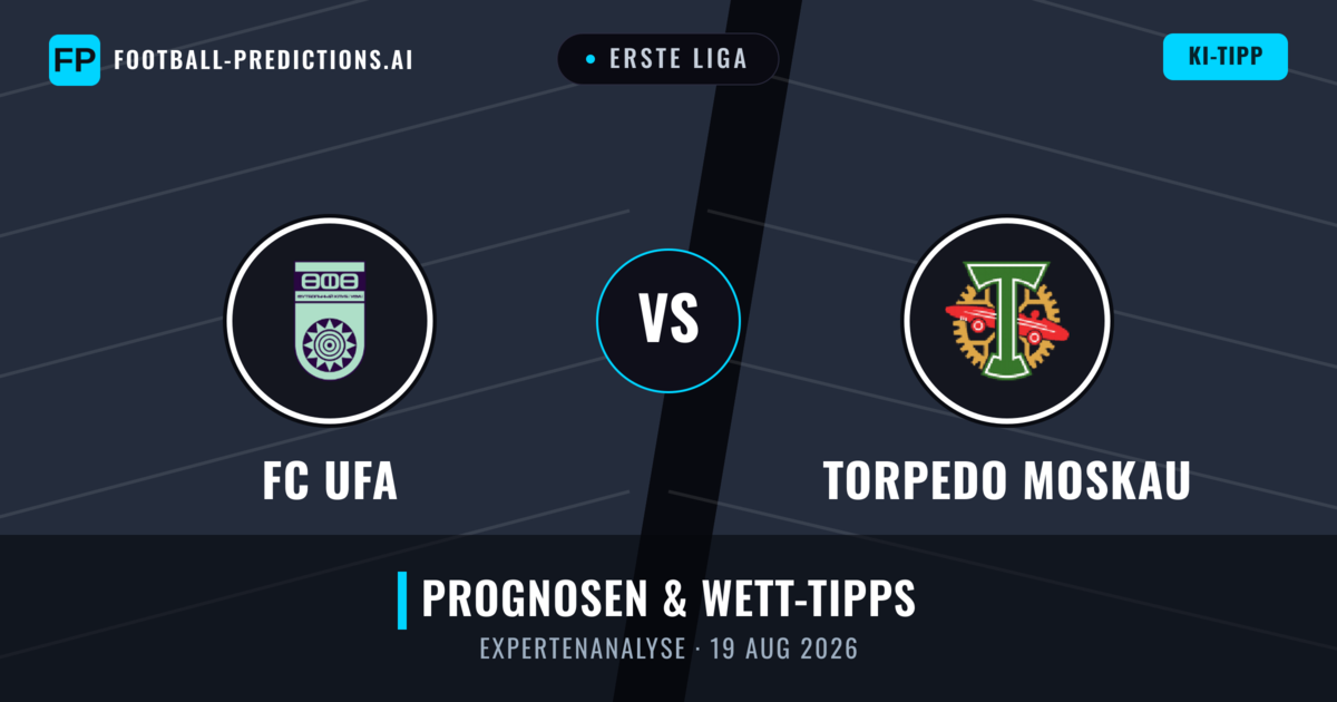 FC UFA vs Torpedo Moskau — Prognose und Spielvorschau