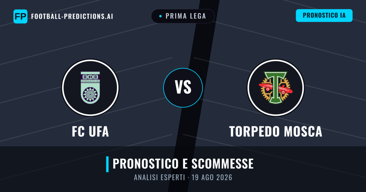 FC UFA vs Torpedo Mosca — pronostico e anteprima del match