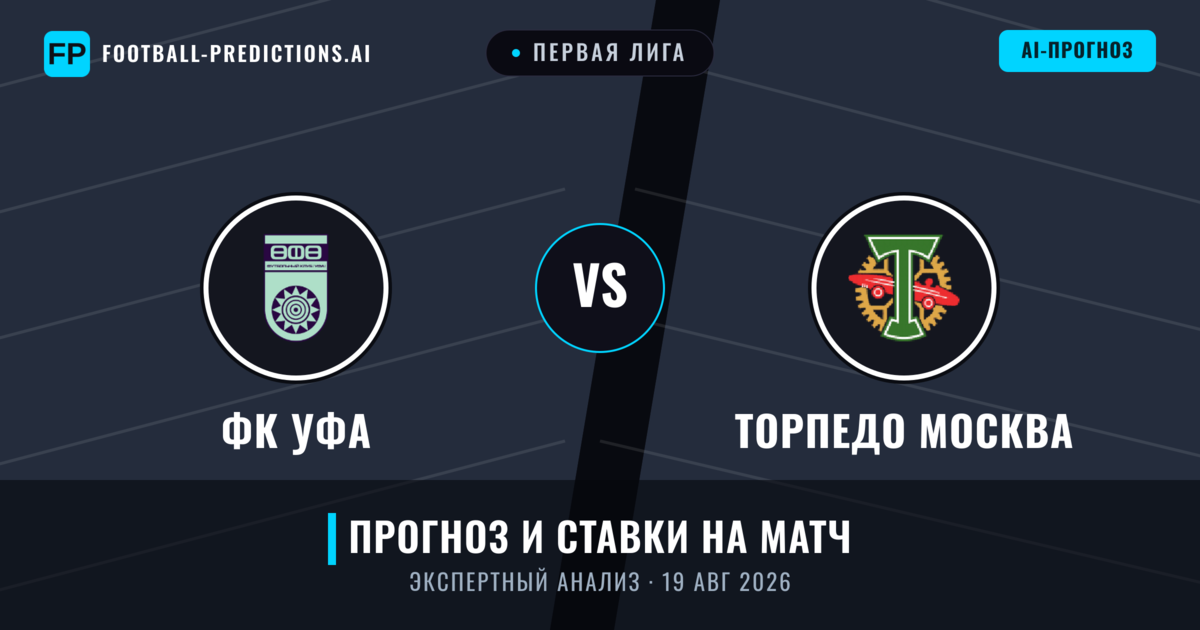 ФК Уфа – Торпедо Москва — прогноз и превью матча