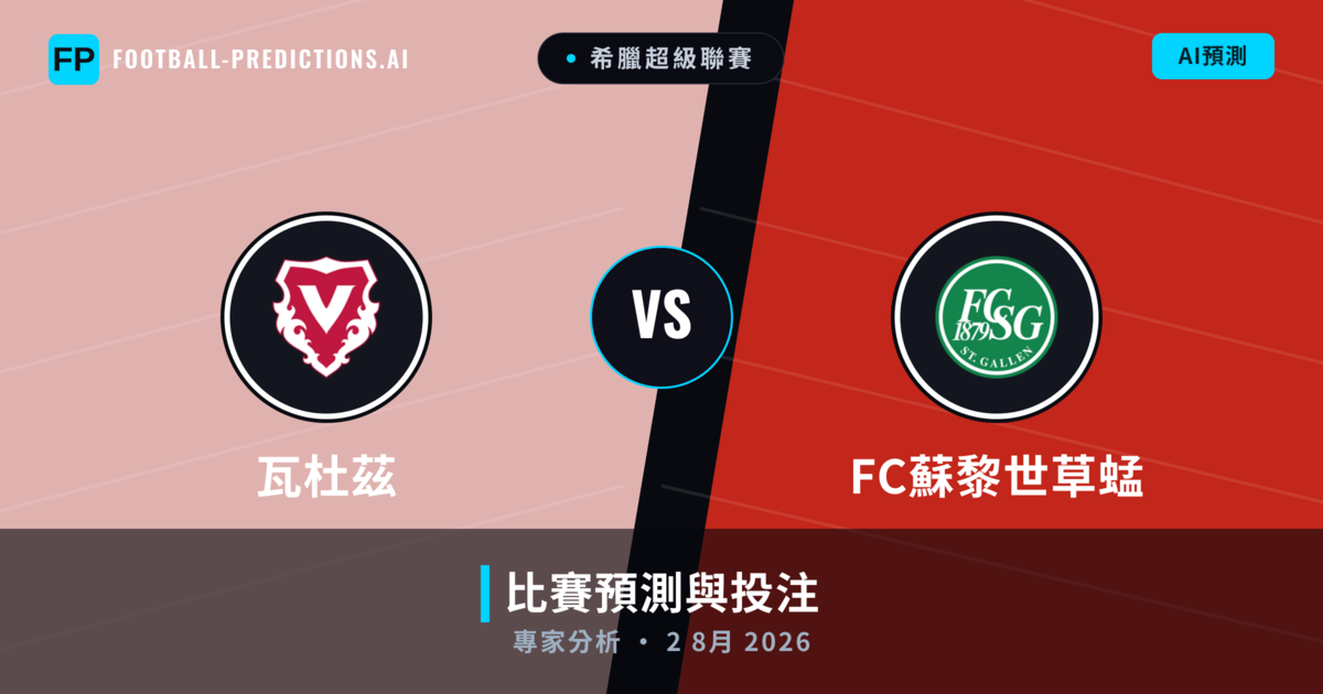 瓦杜茲 vs FC蘇黎世草蜢 — 比赛预测和前瞻