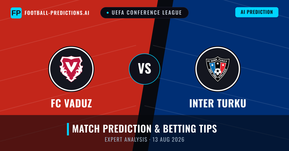 FC Vaduz vs Inter Turku — match prediction & preview