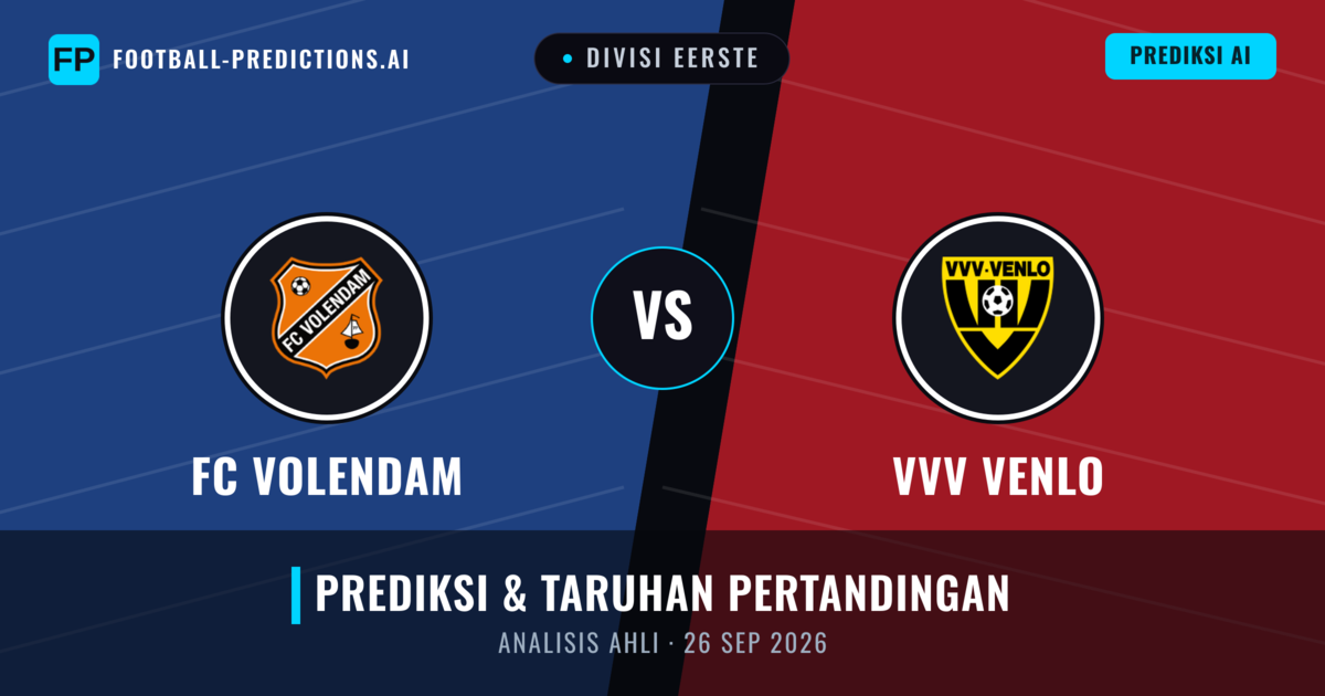 FC Volendam vs VVV Venlo — prediksi dan pratinjau pertandingan