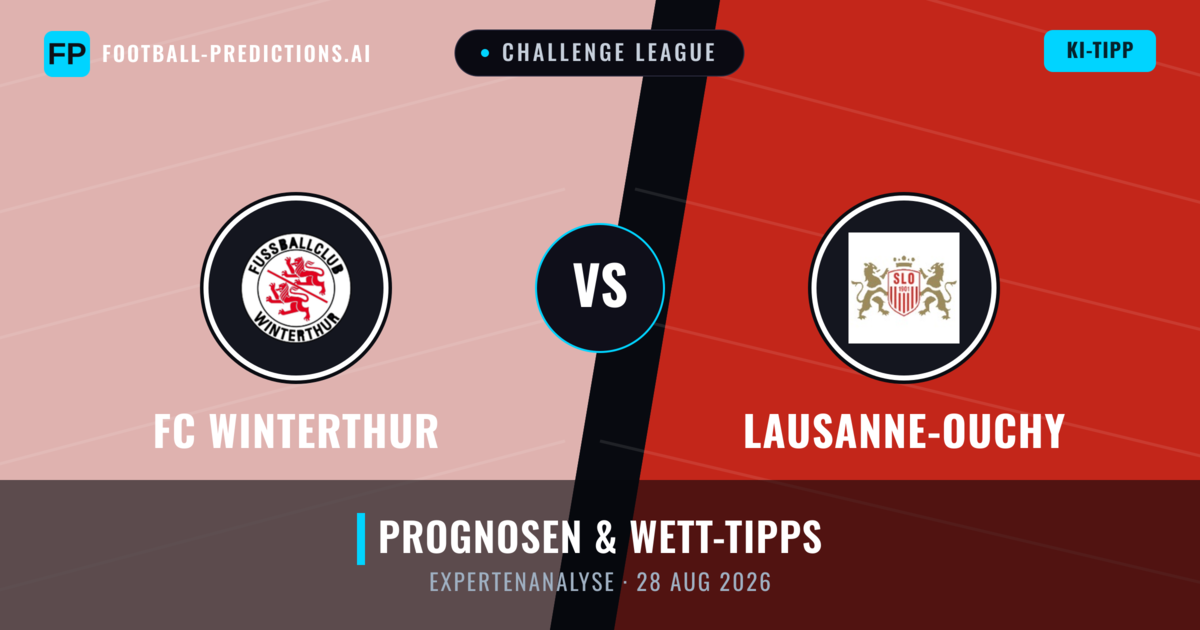 FC Winterthur vs Lausanne-Ouchy — Prognose und Spielvorschau