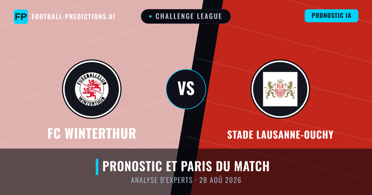 FC Winterthur vs Stade Lausanne-Ouchy — pronostic et avant-match