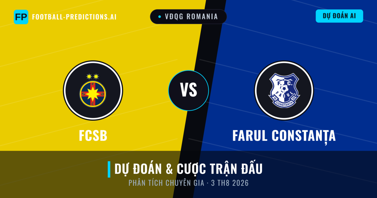 FCSB vs Farul Constanța — dự đoán và xem trước trận đấu