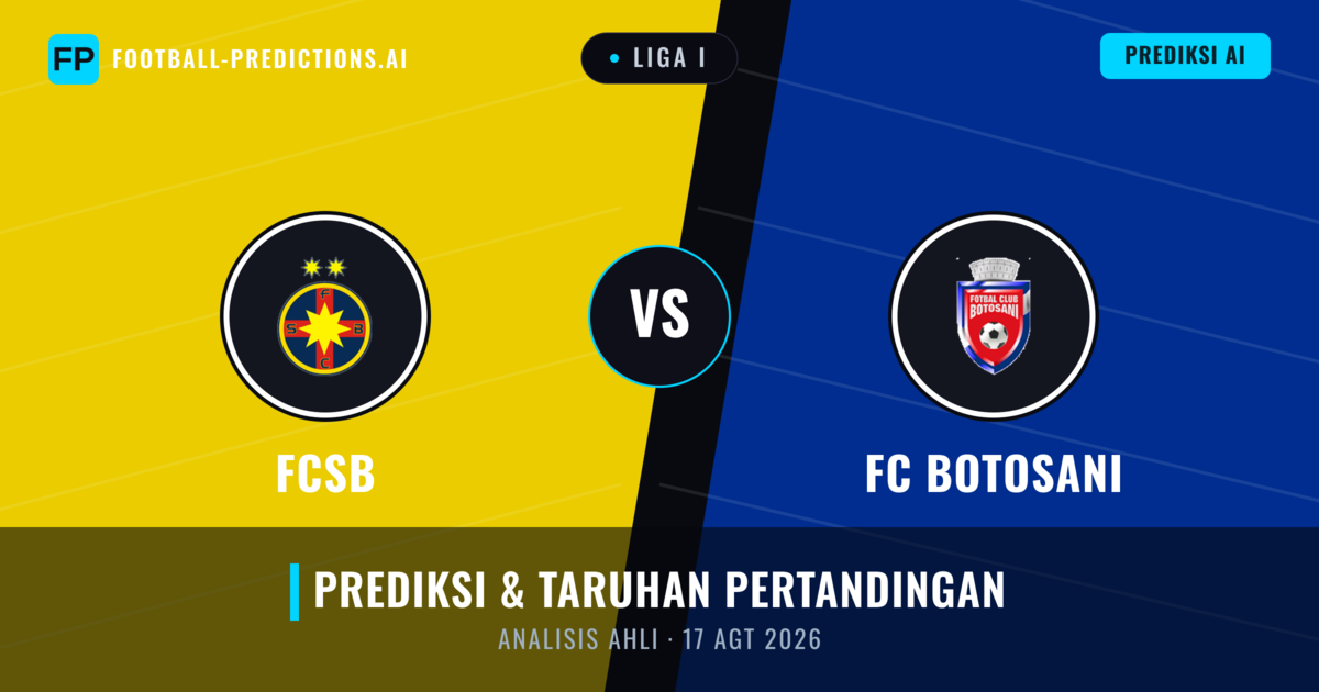 FCSB vs FC Botosani — prediksi dan pratinjau pertandingan