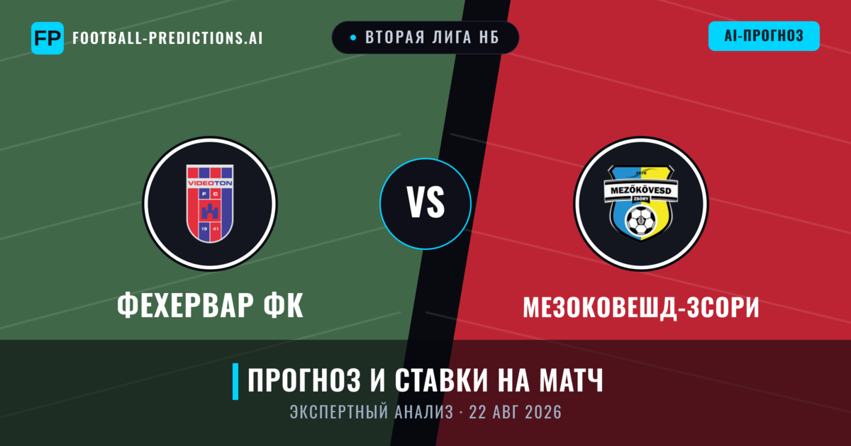 Фехервар ФК – Мезоковешд-Зсори — прогноз и превью матча