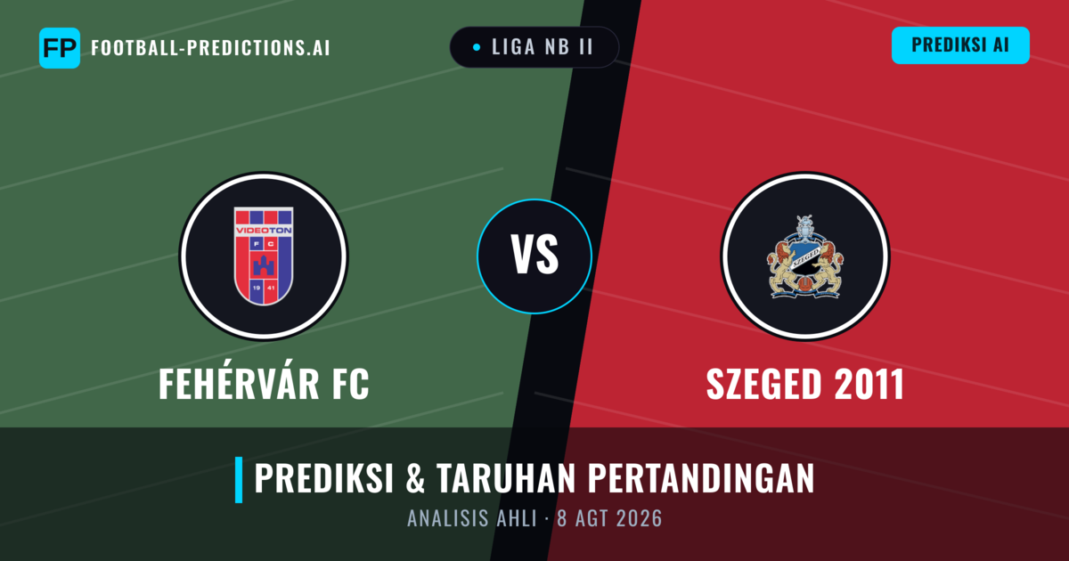 Fehérvár FC vs Szeged 2011 — prediksi dan pratinjau pertandingan