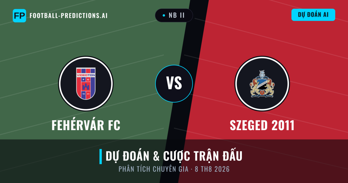 Fehérvár FC vs Szeged 2011 — dự đoán và xem trước trận đấu