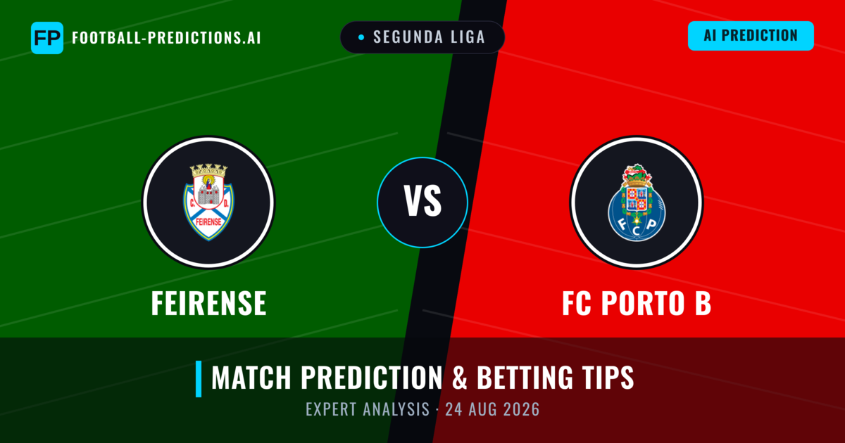 Feirense vs FC Porto B — match prediction & preview