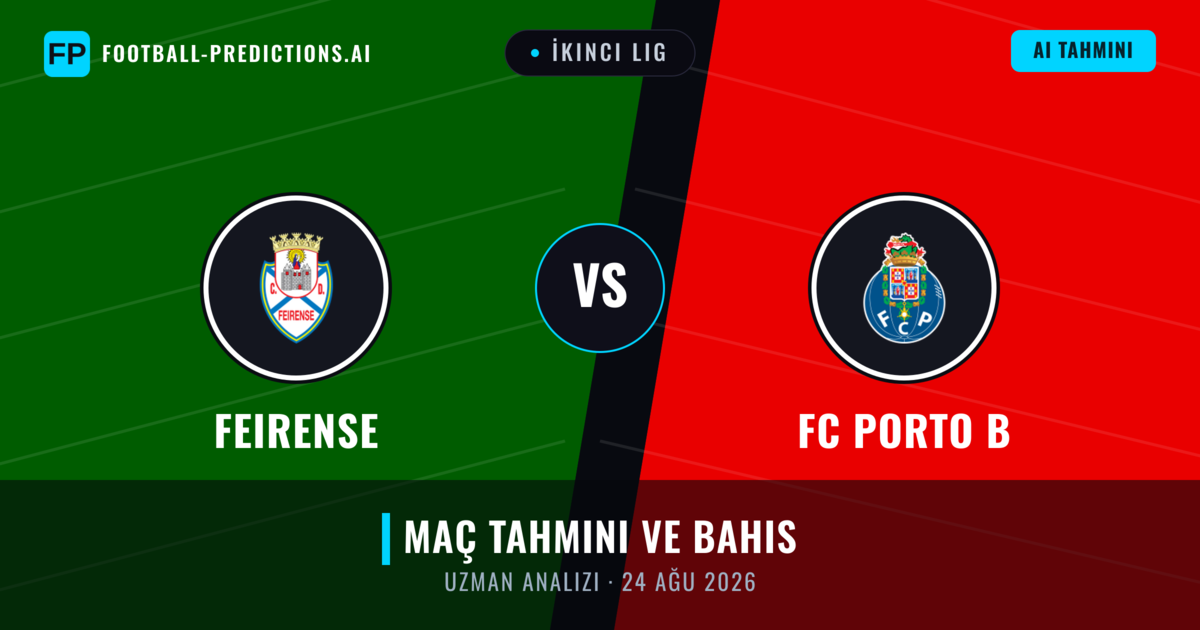 Feirense - FC Porto B — maç tahmini ve önizleme