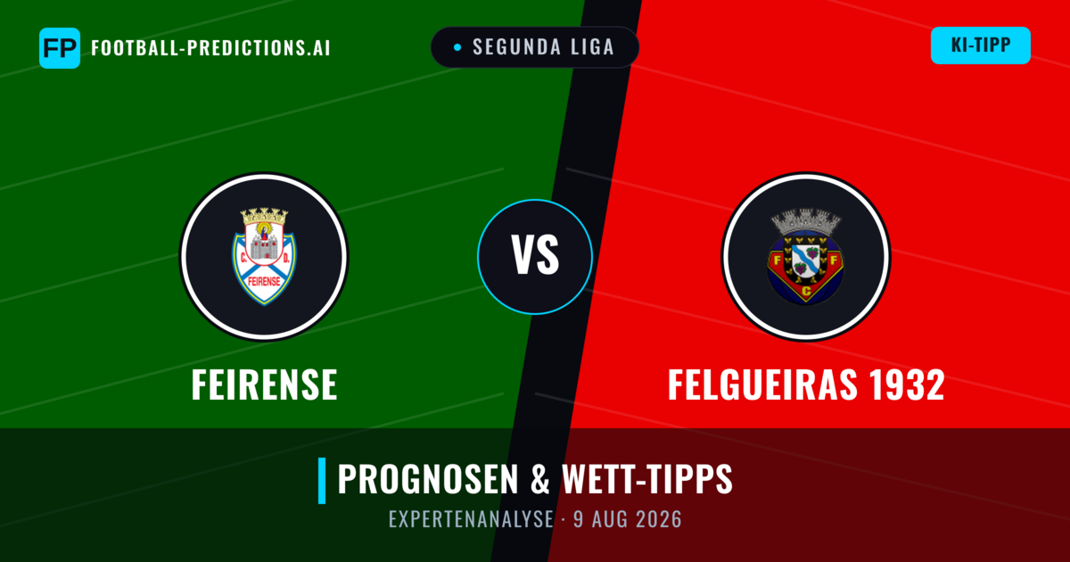 Feirense vs Felgueiras 1932 — Prognose und Spielvorschau