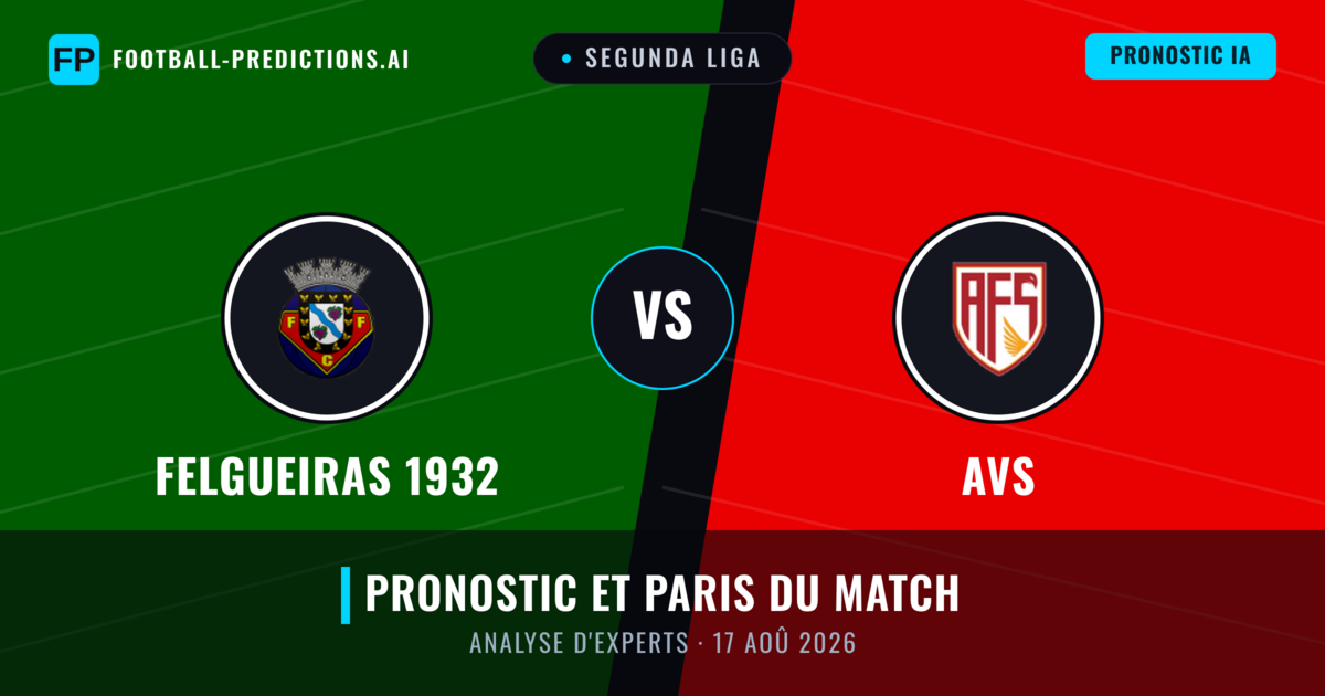 Felgueiras 1932 vs AVS — pronostic et avant-match