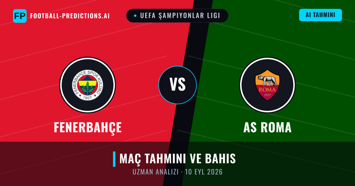 Fenerbahçe - AS Roma — maç tahmini ve önizleme