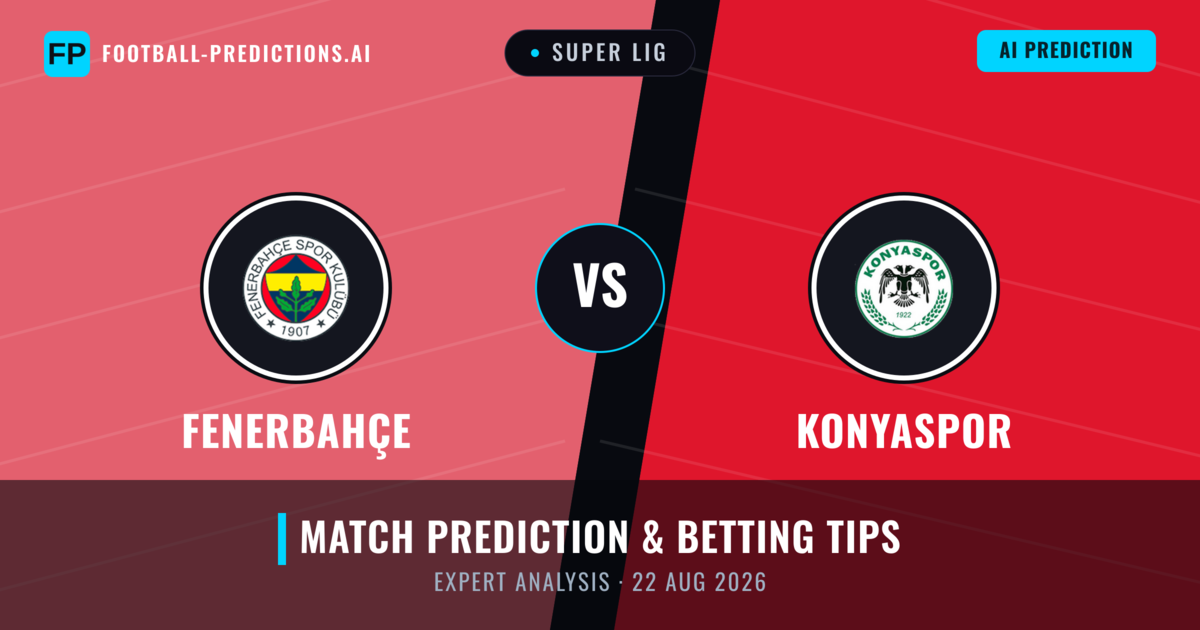 Fenerbahçe vs Konyaspor — match prediction & preview