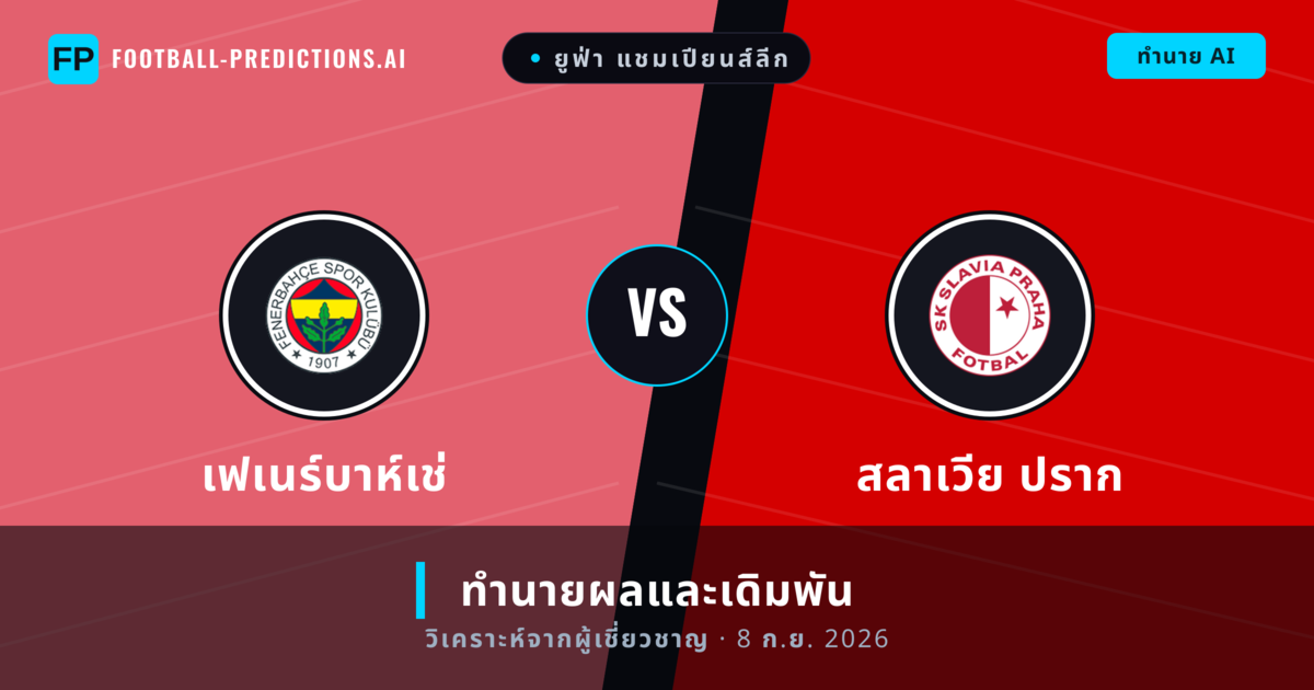 เฟเนร์บาห์เช่ พบ สลาเวีย ปราก — ทำนายผลและพรีวิวการแข่งขัน