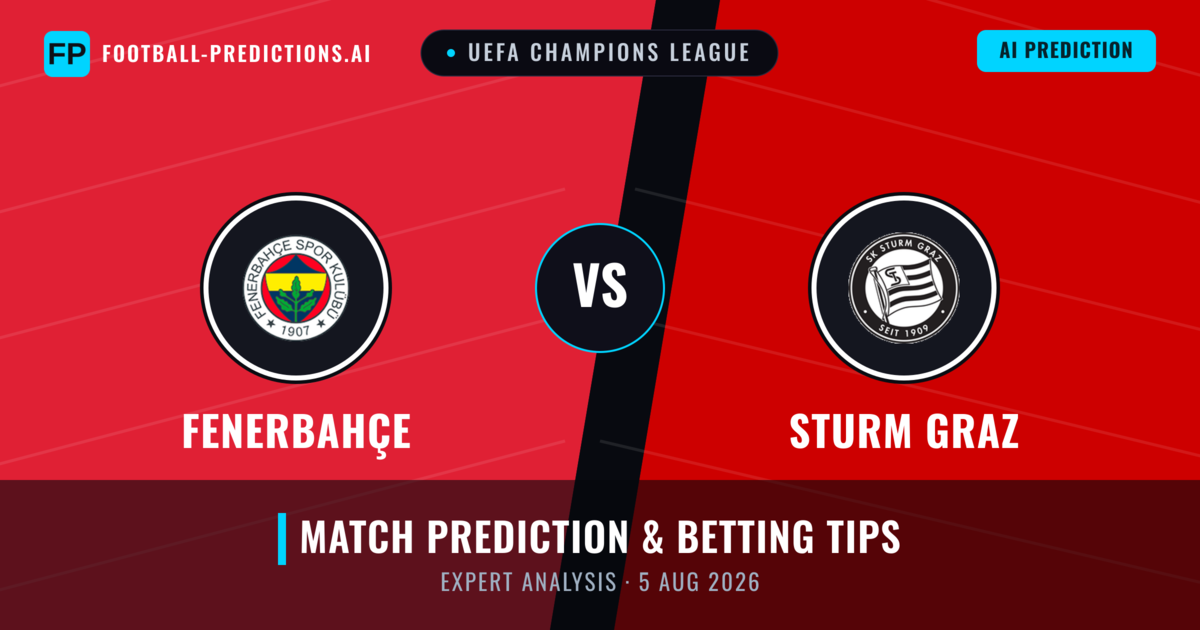 Fenerbahçe vs Sturm Graz — match prediction & preview