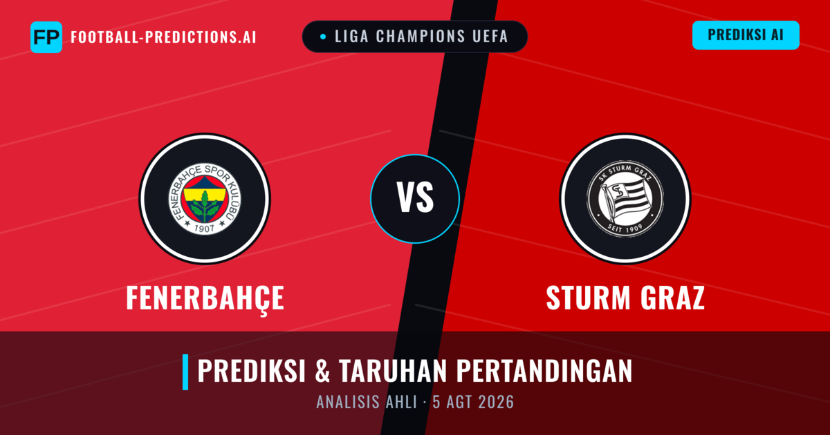 Fenerbahçe vs Sturm Graz — prediksi dan pratinjau pertandingan