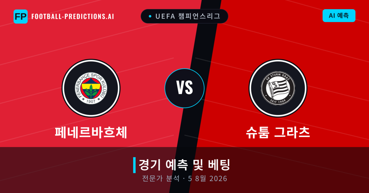 페네르바흐체 대 슈툼 그라츠 — 경기 예측 및 프리뷰