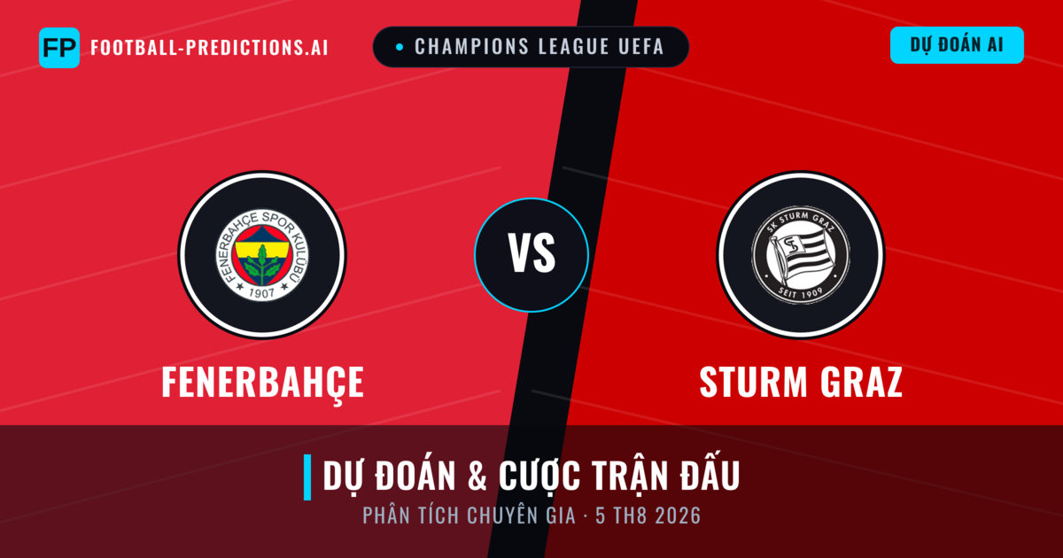 Fenerbahçe vs Sturm Graz — dự đoán và xem trước trận đấu