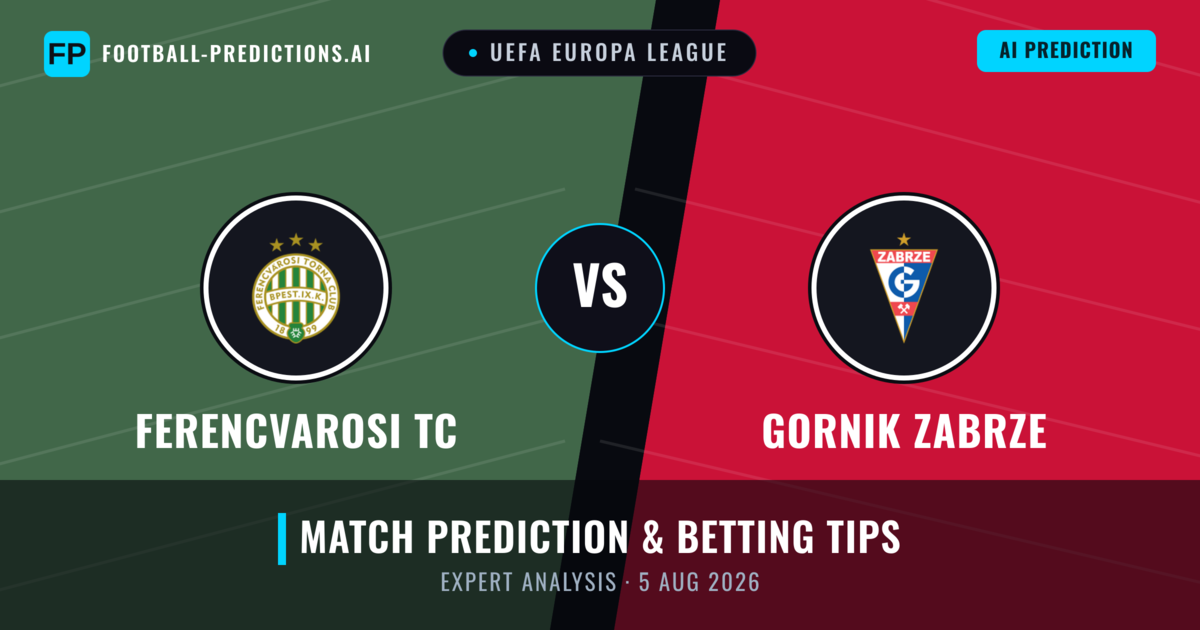 Ferencvarosi TC vs Gornik Zabrze — match prediction & preview