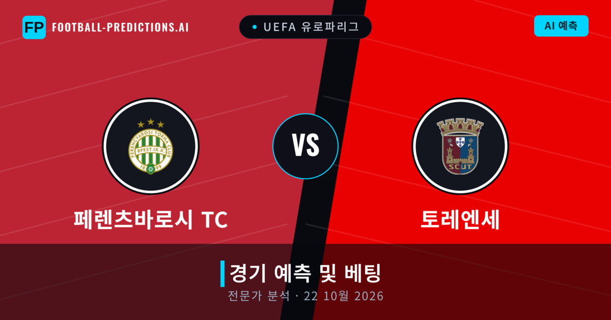 페렌츠바로시 TC 대 토레엔세 — 경기 예측 및 프리뷰