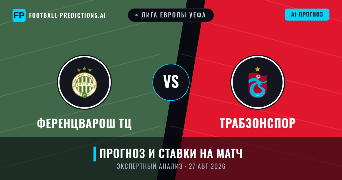 Ференцварош ТЦ – Трабзонспор — прогноз и превью матча