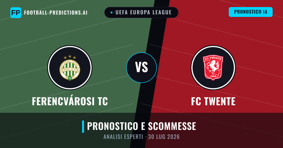 Ferencvárosi TC vs FC Twente — pronostico e anteprima del match
