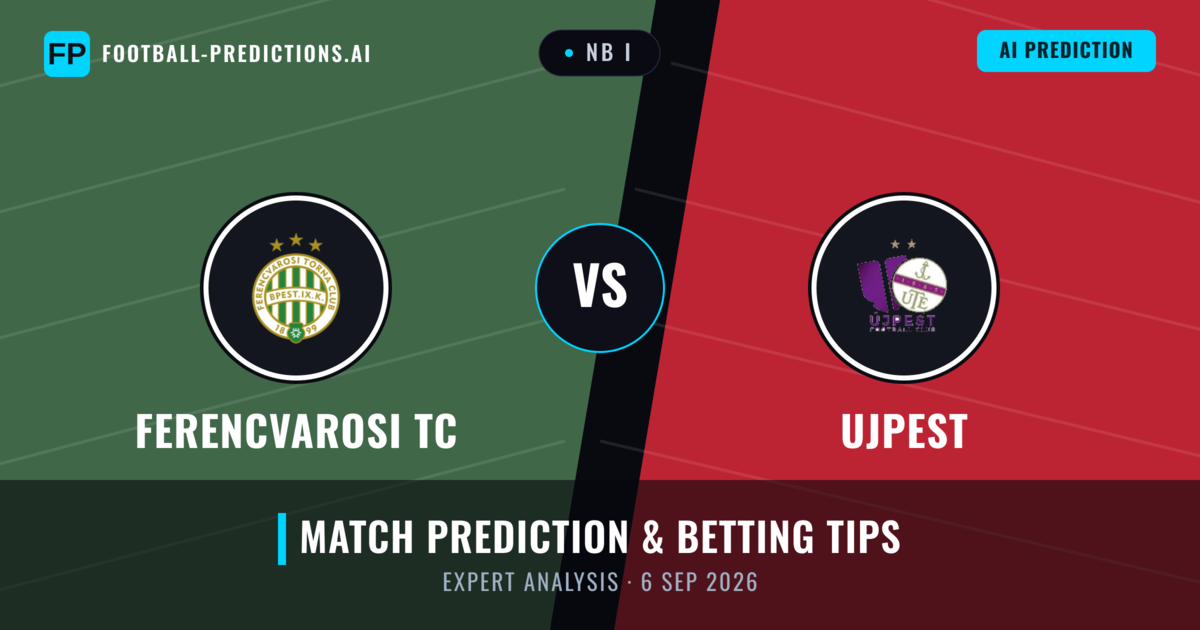 Ferencvarosi TC vs Ujpest — match prediction & preview