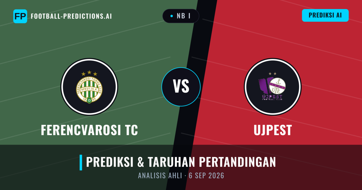 Ferencvárosi TC vs Ujpest — prediksi dan pratinjau pertandingan