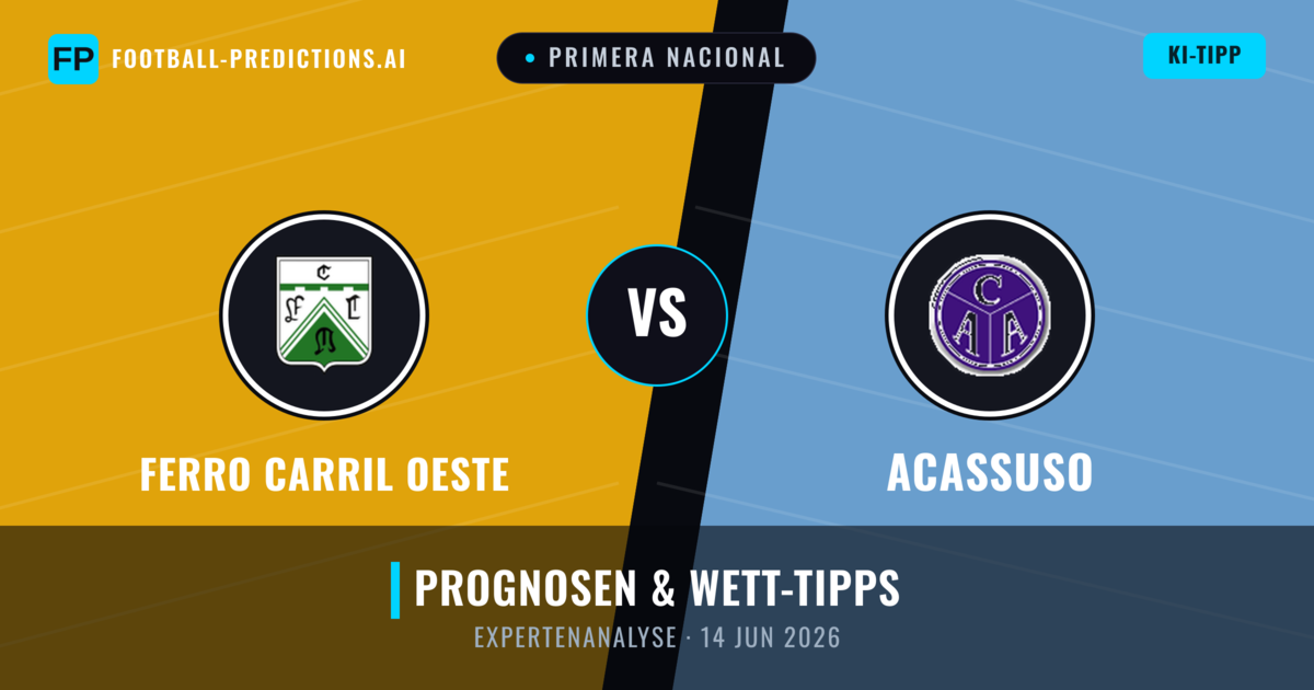 Ferro Carril Oeste vs Acassuso — Prognose und Spielvorschau