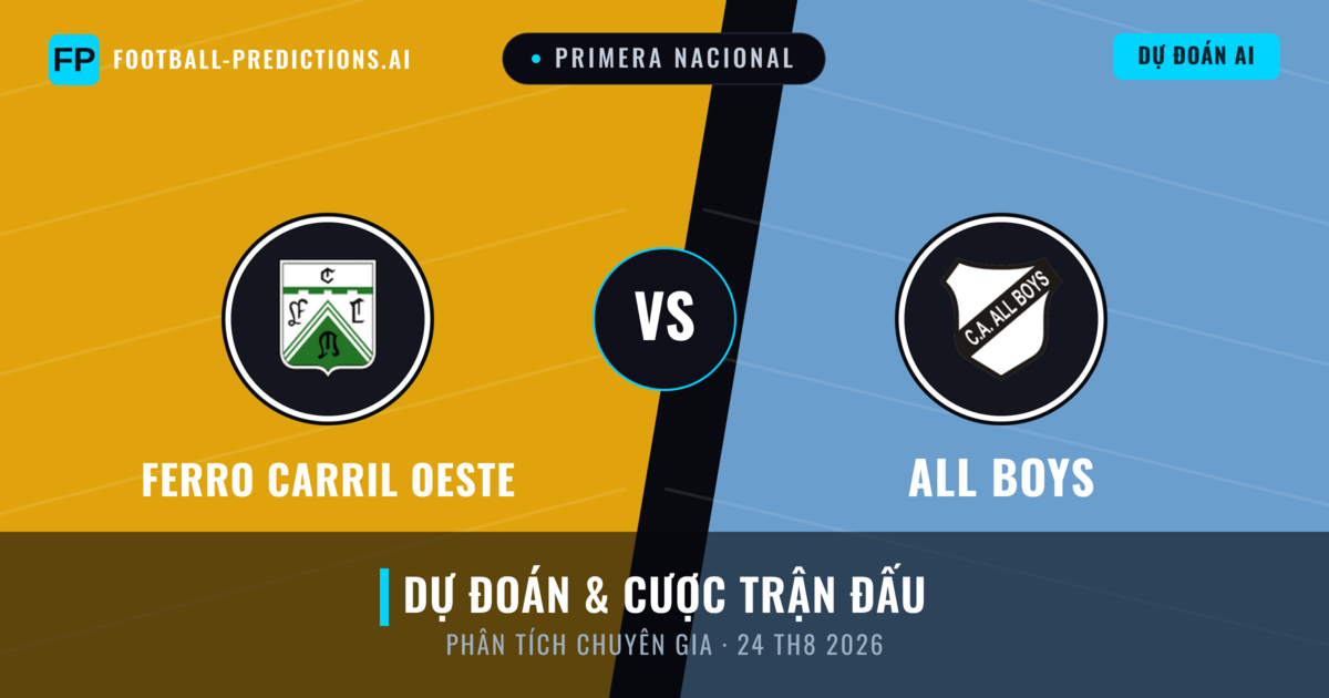 Ferro Carril Oeste vs All Boys — dự đoán và xem trước trận đấu