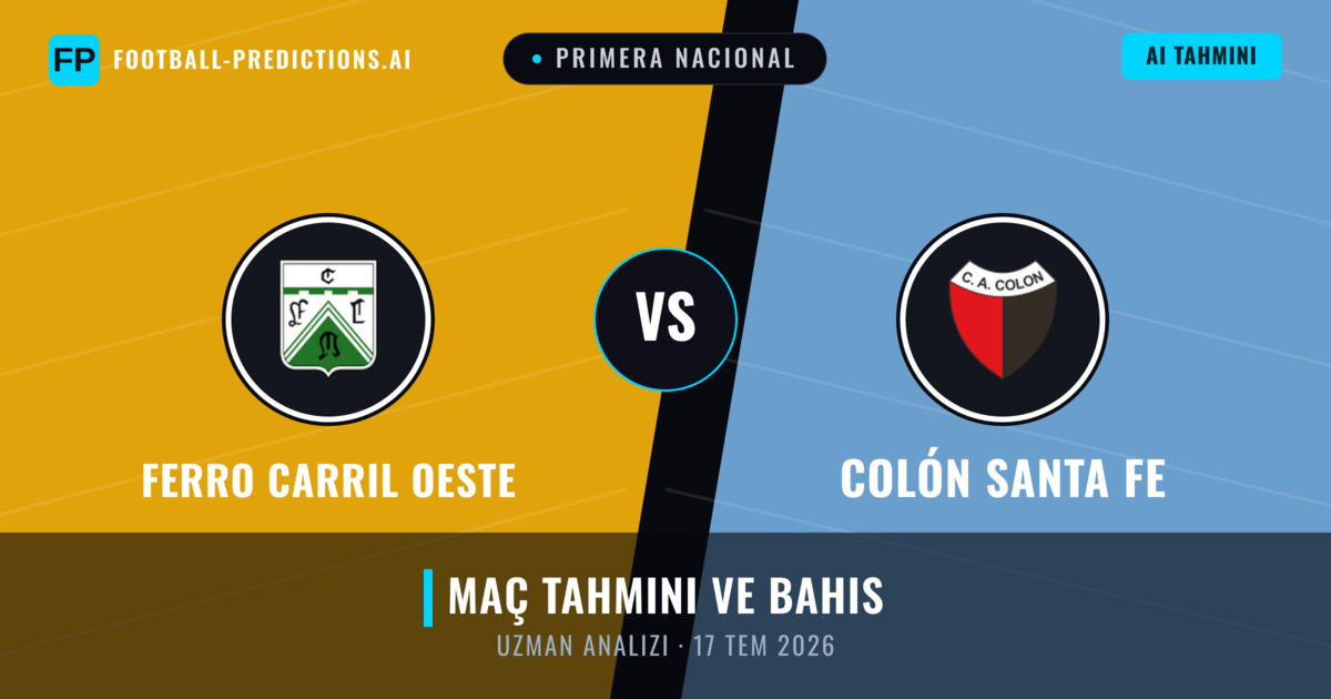 Ferro Carril Oeste - Colón Santa Fe — maç tahmini ve önizleme