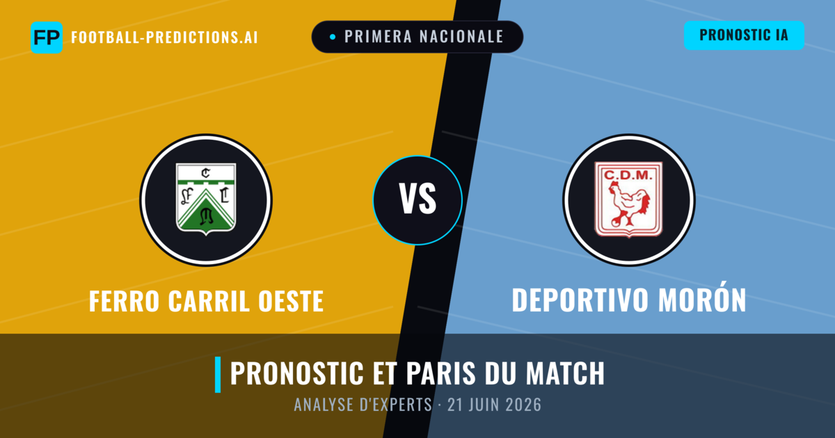 Ferro Carril Oeste vs Deportivo Morón — pronostic et avant-match